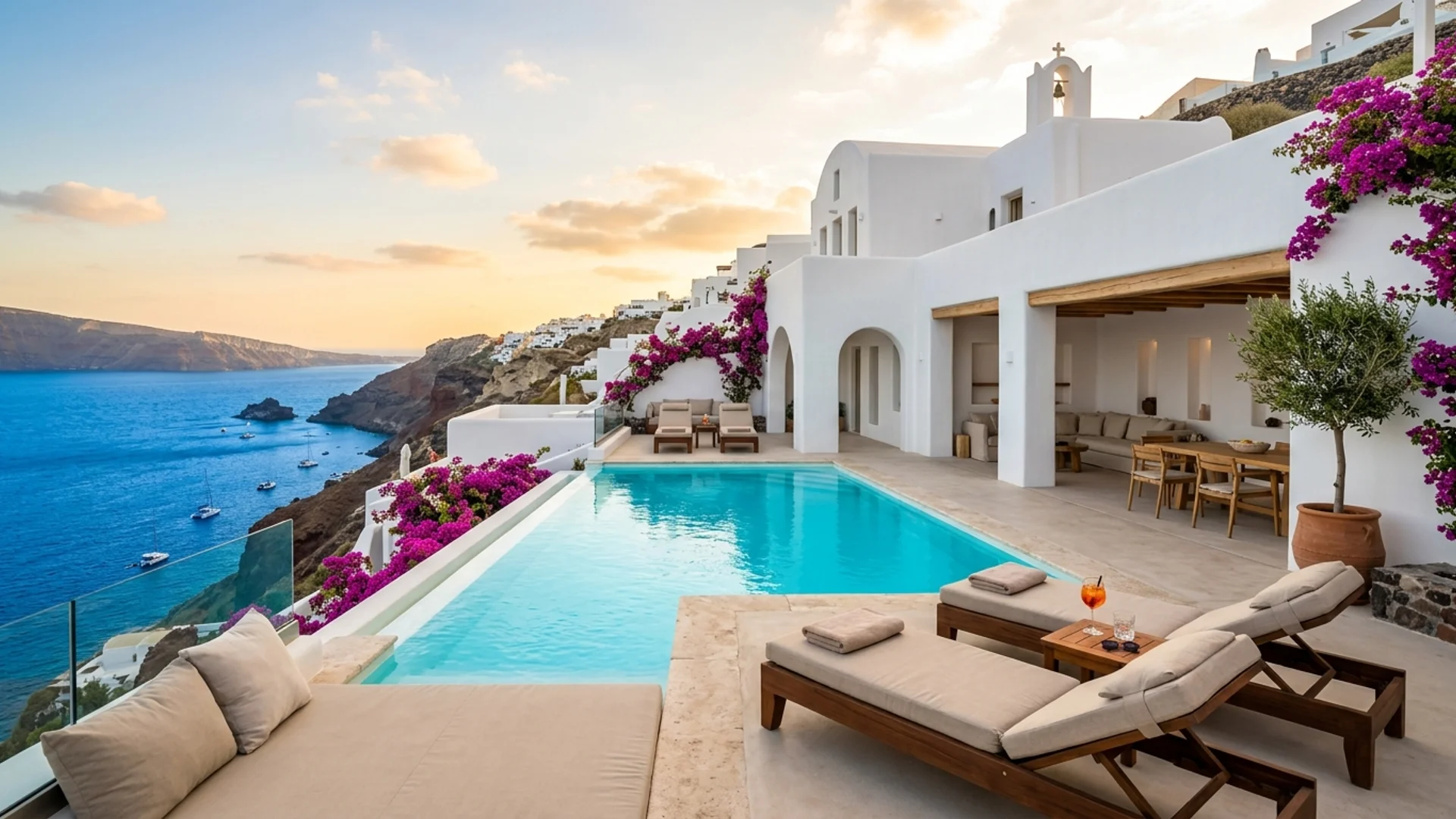 Cycladic Cliffside Villas & Athenian Riviera Penthouses