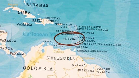 Saint Lucia location
