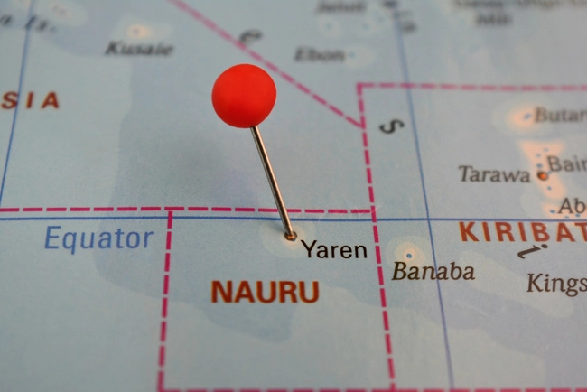 Nauru location Nauru location